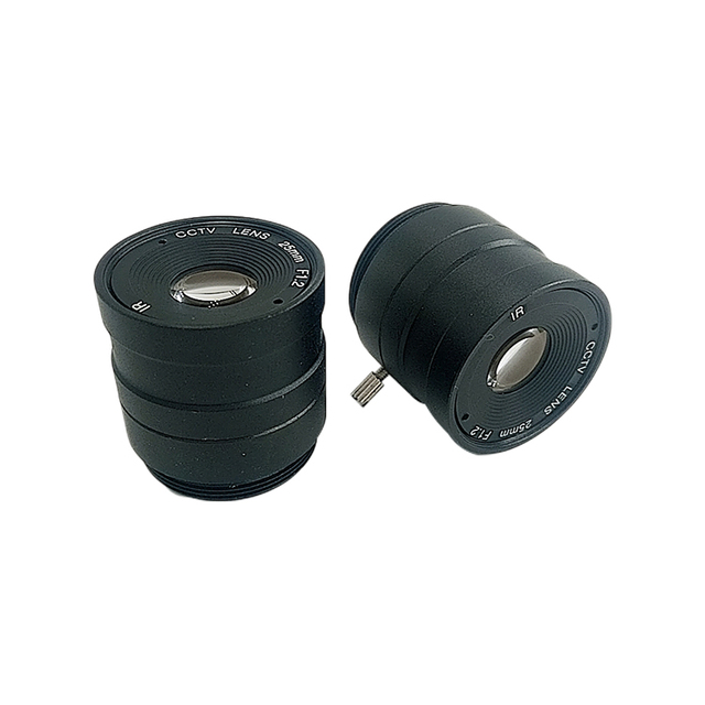 Fixed Focal Length Lens With a Focal Length of 25mm, Fixed Aperture, High Resolution, CS Mount, and 3 Million Pixels