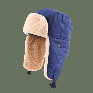 Chapeau d'aviateur en coton thermique pour homme et femme avec cache-oreilles pour les sports d'hiver, la conduite automobile et la moto - Product Image 5