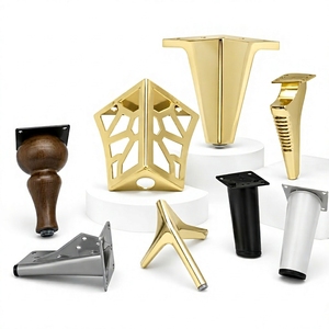 Pieds de <span class=keywords><strong>canapé</strong></span> en métal de qualité supérieure pour <span class=keywords><strong>canapé</strong></span>, table basse, meuble TV, lit – Support robuste, installation facile, amélioration du mobilier moderne - Product Image 1