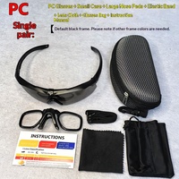 Gafas Protectoras con Lentes de PC de 2.0mm, Gafas Tácticas para Exteriores, Gafas de Tiro CS, Gafas Deportivas Polarizadas con Cambio de Color para Ciclismo