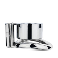 FRRK Cage de chasteté pour homme en conserve avec prise urétrale en métal pour couple Anneaux de pénis Sissy Sex Toys érotiques Déni de plaisir