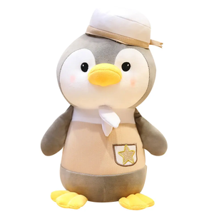 Peluches pingouins de dessin animé en coton PP avec doublure en maille, 25 cm, cadeau d'anniversaire et de festival, logo personnalisable, directement de l'usine, anti-stress - Product Image 5