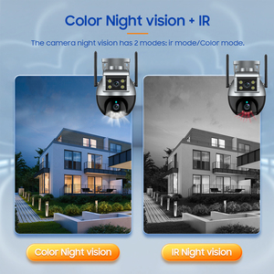 Wistino Hd <strong>Camera</strong> Double Lens 4MP Outdoor Waterproof Wfi CCTV <strong>Camera</strong> Auto Tracking Alarming 360 Ptz <strong>Camera</strong> - Product Image 3