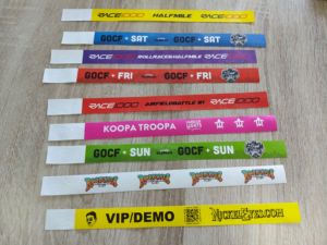 Bracelets jetables en Tyvek imperméables 250*19mm (1 pouce) pour événements, billets, résistants à la déchirure et écologiques - Product Image 4