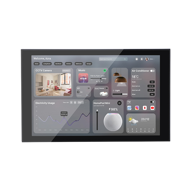 Aug. Hot New Upgraded RK3576 Android 14 YC-SM08M 8 Inch Flush Mount Industrial Automation Tablet With PoE Function