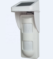 Alarme de mouvement GSM sans fil étanche HY-208T avec capteur infrarouge solaire, immunitaire aux animaux, antivol, 25 kg, avec contrôle par application, blanche