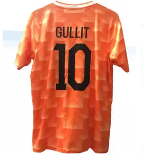 1988 ฮอลแลนด์ย้อนยุคสีส้มเสื้อฟุตบอลชุด,เนเธอร์แลนด์ดัตช์ที่กําหนดเองชุดเสื้อฟุตบอล Gullit