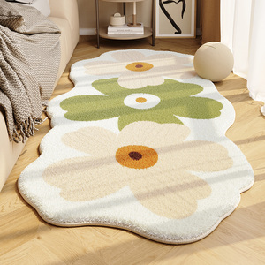 <span class=keywords><strong>Tapis</strong></span> de sol antidérapant en fausse fourrure de cachemire, fabriqué à la machine, à poils longs, imperméable, directement de l'usine, moderne, imprimé en 3D, pour salon et chambre à coucher - Product Image 6
