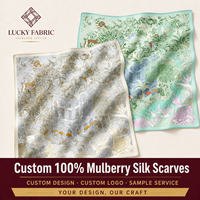Groothandel 100% Mulberry zijden sjaal 70x70cm vierkant Charmeuse aangepaste logo Lotus dames boutique halsdoek export klaar leverancier