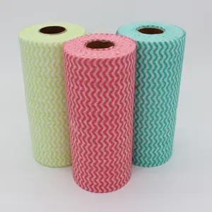 อเนกประสงค์ใช้ทุกวันทำความสะอาดแห้งกระดาษผ้าเช็ดทำความสะอาดม้วนผ้าทำความสะอาด