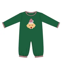 2022 Рождественская детская одежда, собака в шапке Санты, для маленьких мальчиков и девочек, индивидуальные бутиковые наборы, оптовая продажа