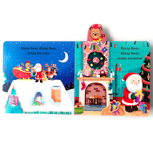 Sortie d'usine Livre <span class=keywords><strong>de</strong></span> conseil d'illumination <span class=keywords><strong>anglais</strong></span> pour enfants Bizzy bear aide <span class=keywords><strong>de</strong></span> noël livre 3d pour enfants - Product Image 3