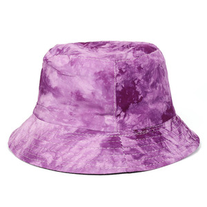 Chapeau Bob Réversible Personnalisé Tie-Dye en Mélange de Coton, Double Face, à Large Bord, pour l'Extérieur, Protection Solaire, Style Pêcheur - Product Image 5
