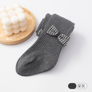 Bambini collant bambini pettinato cotone della ragazza straggly arco ghette del bambino calzini delle ragazze boutique di colore solido delle ragazze <span class=keywords><strong>calzamaglia</strong></span> all'ingrosso - Product Image 5