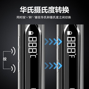 ยูทรัสต์เครื่องหนีบผมแผ่นเซรามิกไทเทเนียม จอแสดงผลดิจิตอล ควบคุมอุณหภูมิได้ 9 ระดับ สำหรับผมแห้ง - Product Image 4