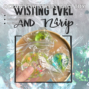 ของเล่นบีบ TPR รูปปลาทะเลใส ขนาด 6 ซม. รุ่นใหม่ บรรเทาความเครียด คลายความกดดัน ของขวัญสำหรับทุกเพศทุกวัย 14 ปีขึ้นไป สร้างบรรยากาศเย็นสบาย - Product Image 2