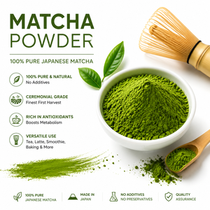 Matcha en Polvo Culinario Verde Vibrante 7A de Alta Solubilidad para Repostería y Smoothies, Admite Logotipo Personalizado, Etiquetado Privado, Precio al por Mayor - Product Image 1