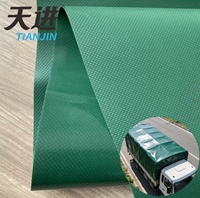 Bâche de camion en PVC imperméable ignifuge antistatique tissée unie TIANJIN 500GSM 1000D 18*18