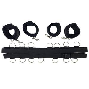 OOUX Zc0240 SM Toys Cinghie per Letto in Peluche Multi-cerchio con Anelli a D per Bondage di Coppia, Giocattolo Sessuale per Adulti - Product Image 5