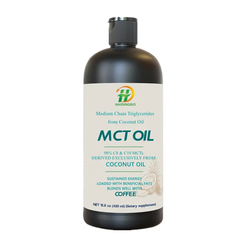 Keto c8 mct olio di cocco mct olio c8 commestibile vergine Mct olio di cocco sfuso