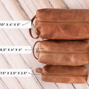 Golf ball <b>storage</b> bag, zip-top tote bag, travel <b>toiletry</b> bag, waterproof leather bag, logo printable. - Product Image 4