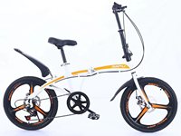Bicicleta Plegable Portátil de 20 Pulgadas, Nueva y en Oferta, con Velocidades Variables, Doble Freno de Disco, Bicicleta de Montaña para Adultos, Ciclismo al Aire Libre