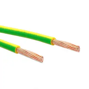 Copper Conductor PVC Insulated 10MM2 16MM2 25MM2 35MM2 50MM Bare Earth Yellow Green Grounding Cable Wire