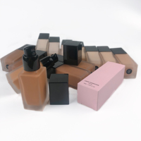 Fond de teint à couverture complète Maquillage Liquide Cosmétiques Fond de teint mat naturel imperméable à l'eau pour toutes les peaux