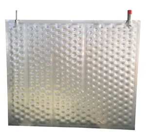 Efficient Pillow Plate Type Evaporator Plate for Dairy Beer Heat Exchange