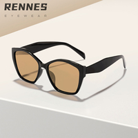 Lunettes de soleil unisexes Rennes de haute qualité, best-seller, monture ronde irrégulière, protection UV400, pour l'extérieur, tendance et élégantes