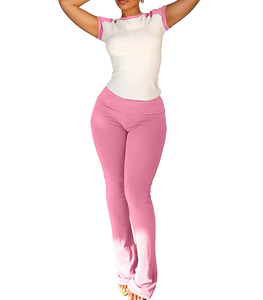 IStapromo Gifts 2026 New Arrivals Two Piece Outfits Set <b>Jacket</b> Shirt Leggings and Flare Pants Tracksuit Women Yoga Set - Product Image 1