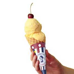 Nhà máy tùy chỉnh rõ ràng Acrylic Ice Công suất Cone chủ đứng hộp sản phẩm hiển thị đứng plexiglass Ice Cream Cone chủ - Product Image 4