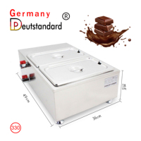 Machine de fusion de chocolat Hot Pot commerciale Bain-marie électrique