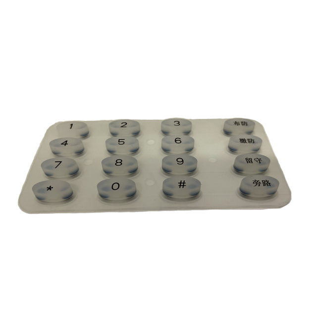 Custom Flexible Silicone Rubber Keymat OEM ODM Button Keypad for Home Appliance Applications