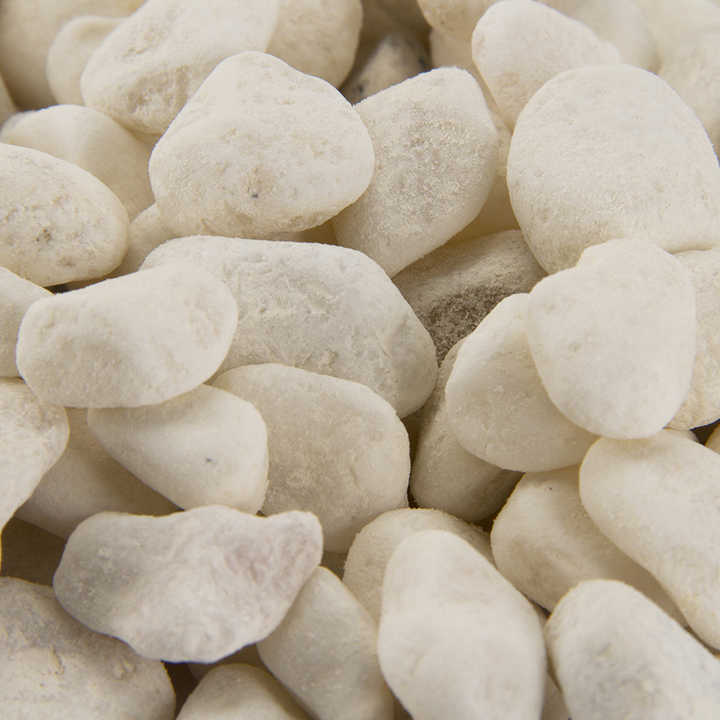 White Grava Rocks Wholesale Nature Garden White Gravel Rocks for Landscaping and Aquarium ...