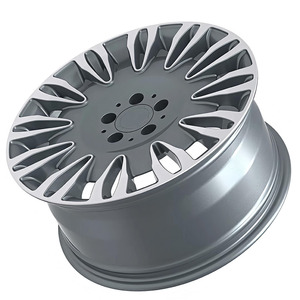Rines Monobloque Forjados de Aleación de Aluminio de Cinco Radios en Cromo Dorado de 24 Pulgadas para Rolls Royce Phantom Coupé, Maybach y Flying Spur - Product Image 5