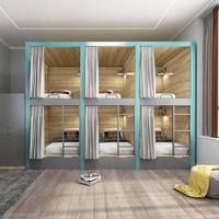Capsule insonorisée Lit double Sleep Pod Hôtel Lits superposés Cosse de couchage Capsule intelligente Lit Sleepbox