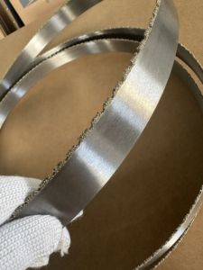 जेड मोनोक्रिस्टलाइन सिलिकॉन ग्रेफाइट डायमंड बैंड को काटने के लिए इलेक्ट्रोप्लेटेड स्टेनलेस स्टील देखा ब्लेड - Product Image 3