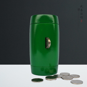Bamboo <b>Money</b> <b>Jar</b> With Coin Slot Portable Savings Container For Gift Gifting - Product Image 4