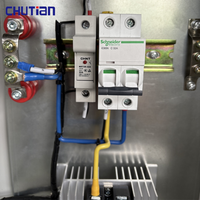 Equipo de Distribución con Gabinete de Control de Temperatura Tablero de Panel de Interruptor de Transferencia Automática ATS de Doble Alimentación Trifásico 32A 380V 690V 50HZ