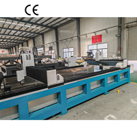Máquina de corte CNC de 4 ejes con láser y engranajes para mármol, granito, piedra natural y madera