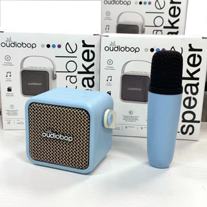 Oudiobop op-515 Khuếch Đại Giọng Nói Microphone Loa Bên Hộp Loa Với Microphone Karaoke - Product Image 5