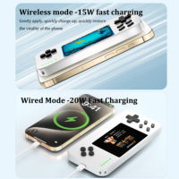 Nouveauté 2026 Jeux Console de jeu portable 2 en 1 Écran IPS Mini console rétro Batterie externe 5000 mAh avec carte TF