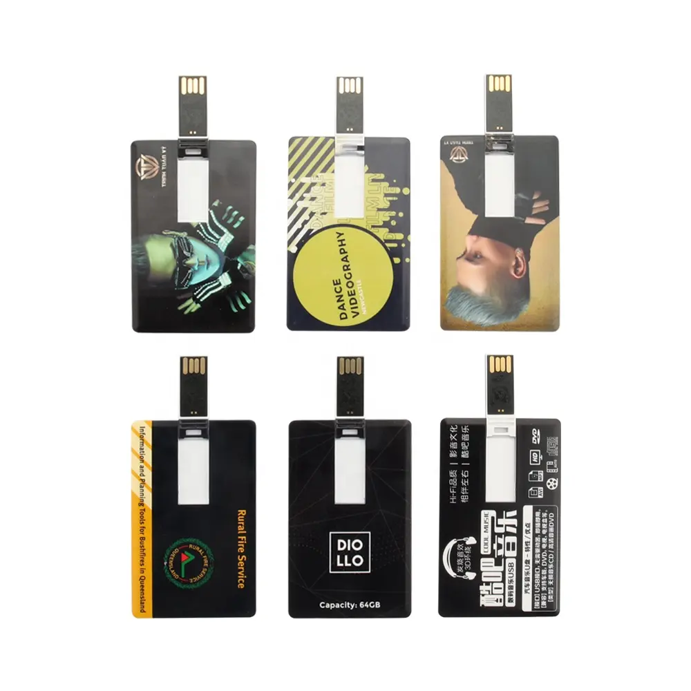 Wholesale Promotional Slim Business Credit Card Usb Flash Drive 512mb 1gb Print Your Photo Card Usb Stick 128mb 8gb 16gb 32gb