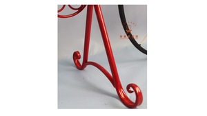 Firecore — support de vtt <span class=keywords><strong>en</strong></span> <span class=keywords><strong>fer</strong></span> et métal rouge, planteur <span class=keywords><strong>sur</strong></span> <span class=keywords><strong>pied</strong></span> pour bicyclette - Product Image 5