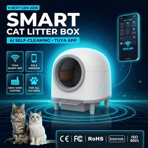 Sistema de Caja de Arena Automática <span class=keywords><strong>para</strong></span> <span class=keywords><strong>Gatos</strong></span> OEM ODM con Eliminación de Olores, Desodorización Mágica y Autolimpieza con Sensor de Alta Precisión - Product Image 1
