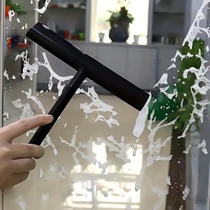 Lingettes à main en silicone pour le verre <span class=keywords><strong>Raclette</strong></span> de nettoyage <span class=keywords><strong>Raclette</strong></span> de <span class=keywords><strong>douche</strong></span> avec crochet pour portes en verre de salle de bain Murs Carreaux Miroirs - Product Image 4