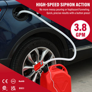 ปั๊มดูดน้ำมันดีเซลแบบใช้แบตเตอรี่ USB พร้อมมอเตอร์ DC  4 หัวต่อ  3.8GPM แรงดันต่ำ OEM 5V/12V สำหรับยานยนต์ รับประกัน 1 ปี - Product Image 6