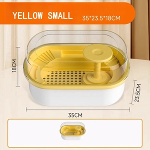 Plato de alimentación para tortugas reptiles, olla de agua, cuenco de agua para reptiles apto para <span class=keywords><strong>anfibios</strong></span> con pinzas, Clip de limpieza - Product Image 4