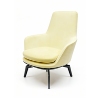 Base de chaise pivotante semi-finie en acier minimaliste avec insert en mousse de polyuréthane moulée, composant de chaise de bureau